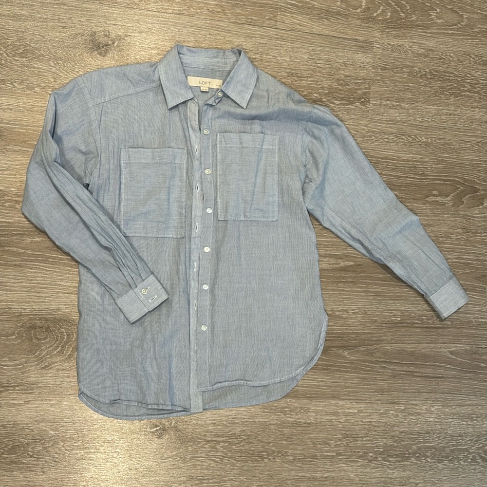 Loft Cotton Button Down